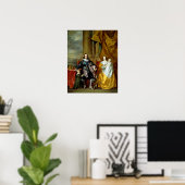 Poster Henrietta Maria et Charles I de Van Dyck (Bureau à domicile)