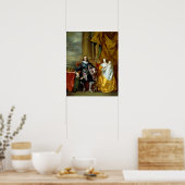 Poster Henrietta Maria et Charles I de Van Dyck (Cuisine)