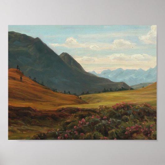 Poster Henrik Gamst Jespersen - Vue des Alpes (Devant)