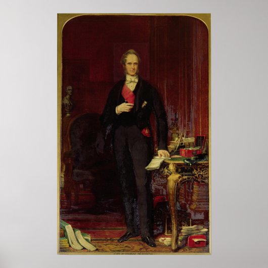 Poster Henry, 3e vicomte Palmerston (Devant)