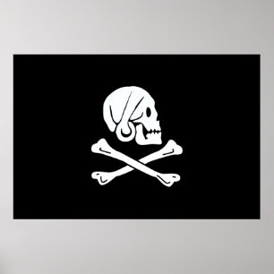 Poster Henry Chaque Drapeau Pirate