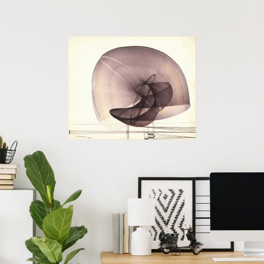 Poster Henry Computer Art 053 (Bureau à domicile)