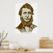 Poster Henry David Thoreau (Cuisine)
