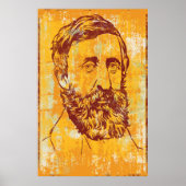 Poster Henry David Thoreau (Devant)
