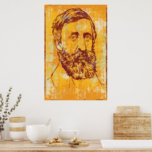Poster Henry David Thoreau (Cuisine)