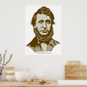 Poster Henry David Thoreau (Cuisine)