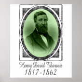 Poster Henry David Thoreau (Devant)