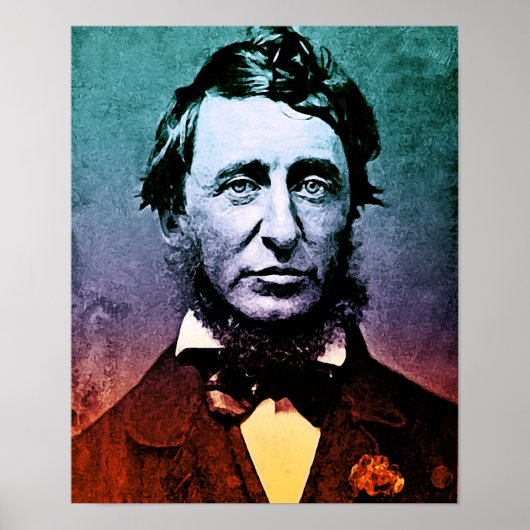 Poster Henry David Thoreau (Devant)