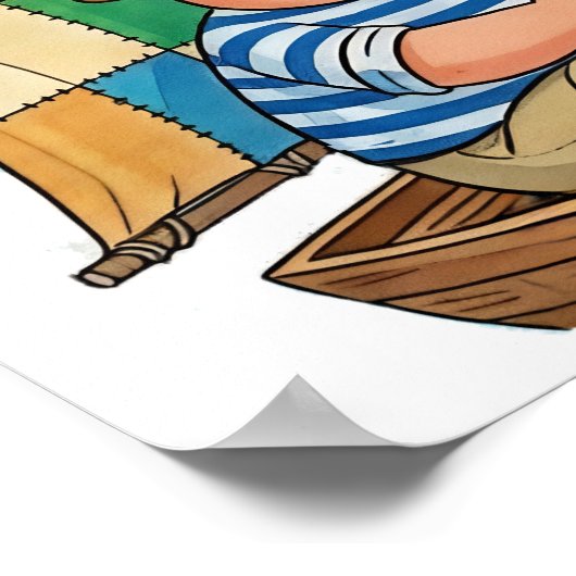 Poster Henry David Thoreau on Fishing (Coin)