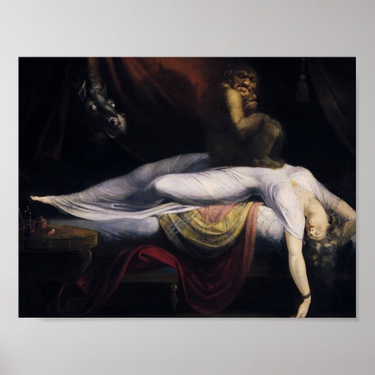 Poster Henry Fuseli - Le cauchemar (Devant)