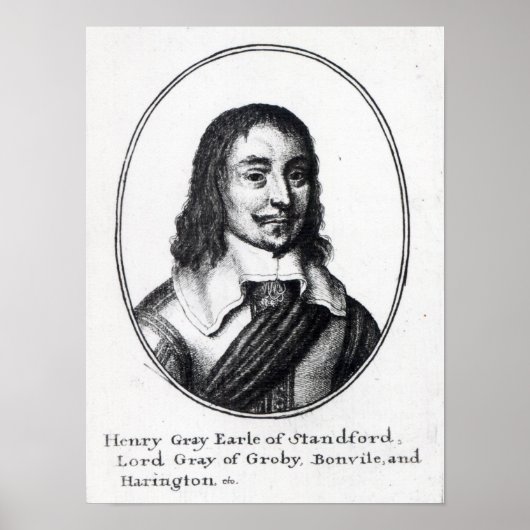 Poster Henry Grey, 1er Earl Stamford (Devant)