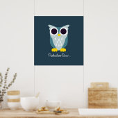 Poster Henry le hibou (Cuisine)