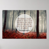 Poster Henry Longfellow Citation Inspirationnelle Persévé (Devant)