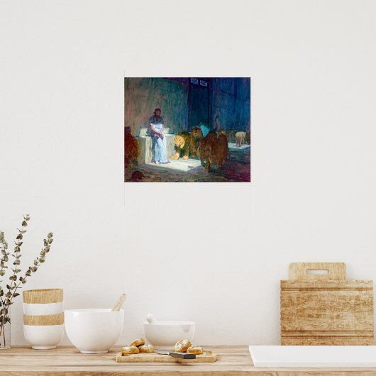 Poster Henry Ossawa Tanner Daniel dans le Den des Lions (Cuisine)