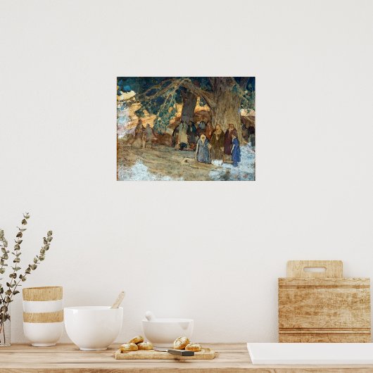 Poster Henry Ossawa Tanner Il guérit le malade (Cuisine)