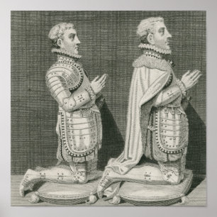 Poster Henry Stuart, seigneur Darnley et son frère