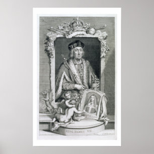 Poster Henry VII (1457-1509) King of England from 1485, a