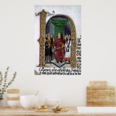 Poster Henry VIII, détail initial (Cuisine)