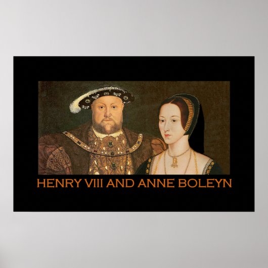 Poster Henry VIII et Anne Boleyn 2 (Devant)