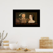 Poster Henry VIII et Anne Boleyn 2 (Cuisine)
