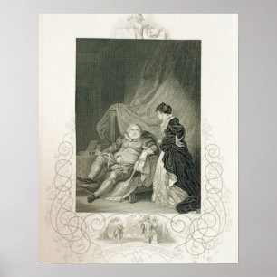 Poster Henry VIII et Catherine Parr, dans le jeu Henry V