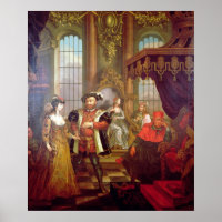 Henry VIII présente Anne Boleyn au tribunal