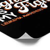Poster Her Fight Is My Fight, Orange Ribbon Leukemia Awar (Coin)