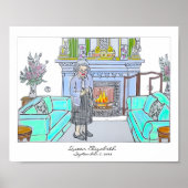 Poster Her Majesty, Queen Elizabeth II (Devant)