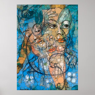 Poster Hera, points d'infini par après Francis Picabia