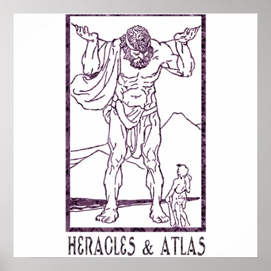 Poster Heracles & Atlas (Devant)