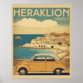 Poster Héraklion, Iraklio. vocation grèce (Devant)