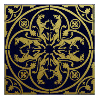 Herald de la Renaissance médiévale Lion Leopard Me