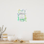 Poster Herb Agritourisme Jardin Plante Vente d'entreprise (Cuisine)