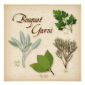Poster Herb Bouquet (Devant)