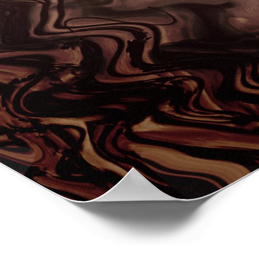 Poster Herbe Abstraite (Coin)