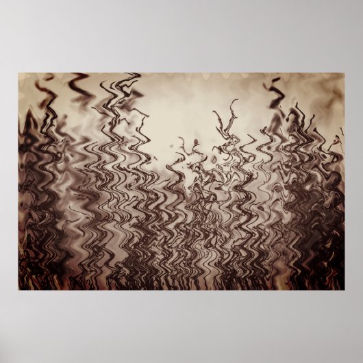 Poster Herbe Abstraite (Devant)