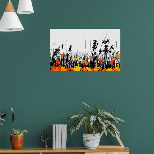 Poster Herbe d'automne