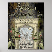 POSTER HERBE DE BELLADONNA WITCH (Devant)