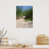 Poster Herbe de plage, Dunes de Warren, MI (Cuisine)