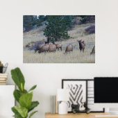 Poster Herbe d'élans (Bureau à domicile)