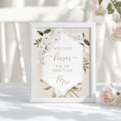 Poster herbe des Pampas Devinez combien de baisers