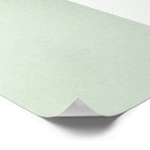 Poster Herbe des Pampas Fleurs Douces de Mariage Bienvenu (Coin)