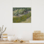 Poster Herbe et papillons par Vincent van Gogh (Cuisine)
