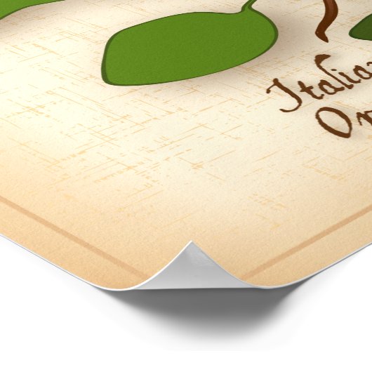 Poster Herbe italienne Oregano (Coin)