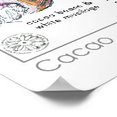 Poster Herbe Plante au chocolat Cacao Cocaca (Coin)