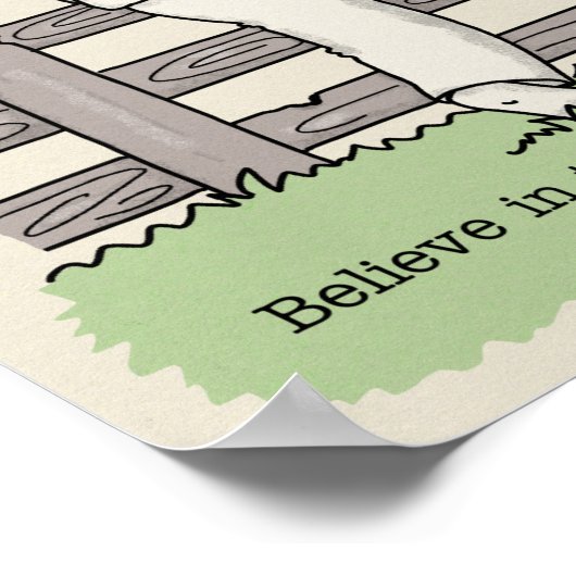 Poster Herbe plus verte (Coin)