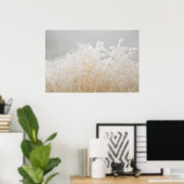 Poster Herbes d'hiver givré (Bureau à domicile)