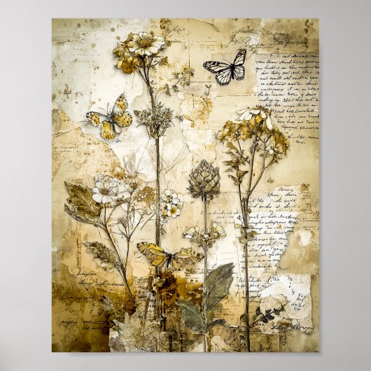 Poster Herbier des Lettres Oubliées (Devant)