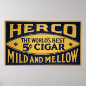 Poster Herco Cigar-1905 (Devant)