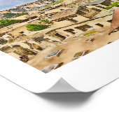 Poster Herculaneum Ruines Italie Aquarelle Peinture (Coin)